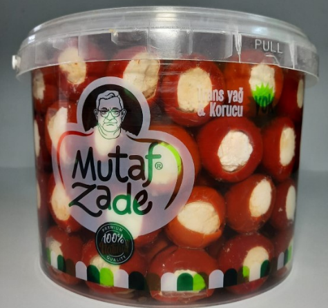 Mutafzade Peynir Dolgulu Kırmızı Biber - Toptan Gıda
