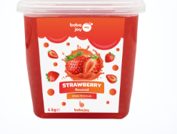 Bubble Tea Çilek Aromalı - Toptan Gıda