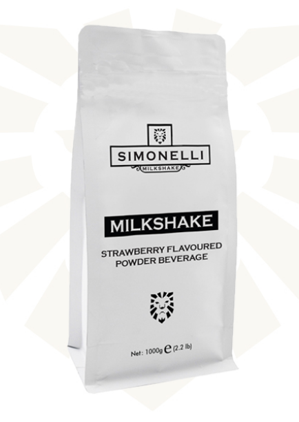 Simonelli Çilek Aromalı Milkshake - Toptan Gıda