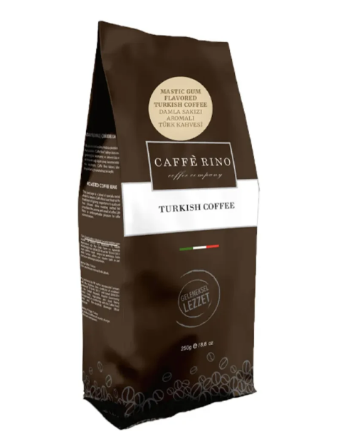 Caffe Rino Türk Kahvesi Damla Sakızı Aromalı - Toptan Gıda